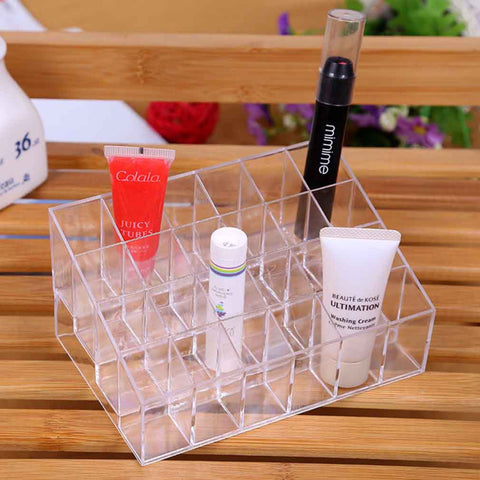 Clear Acrylic Lipstick Organizer