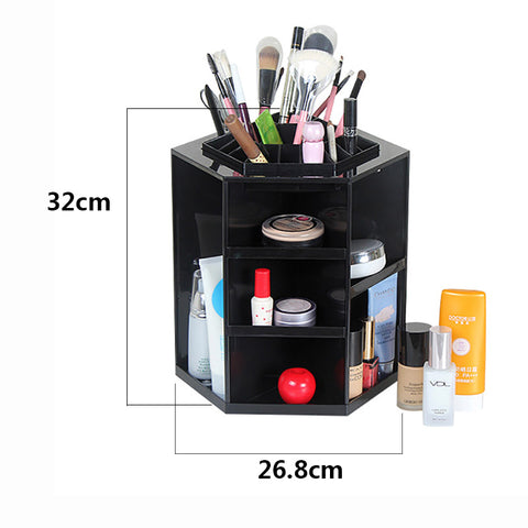 Rotating Make-Up Storage & Organizer