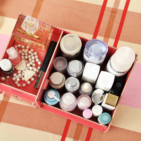 Wooden Cosmetics Organizer