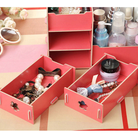 Wooden Cosmetics Organizer