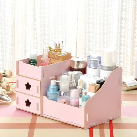 Wooden Cosmetics Organizer