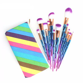 Rainbow Complete Make-Up Brush Kit